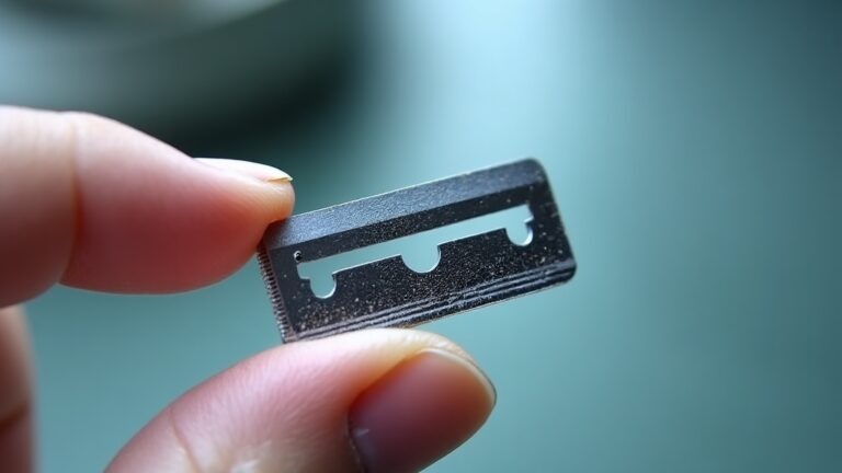 What causes a razor blade to become dull?